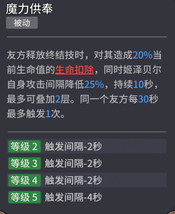 潮汐守望者姬泽贝尔强度测评